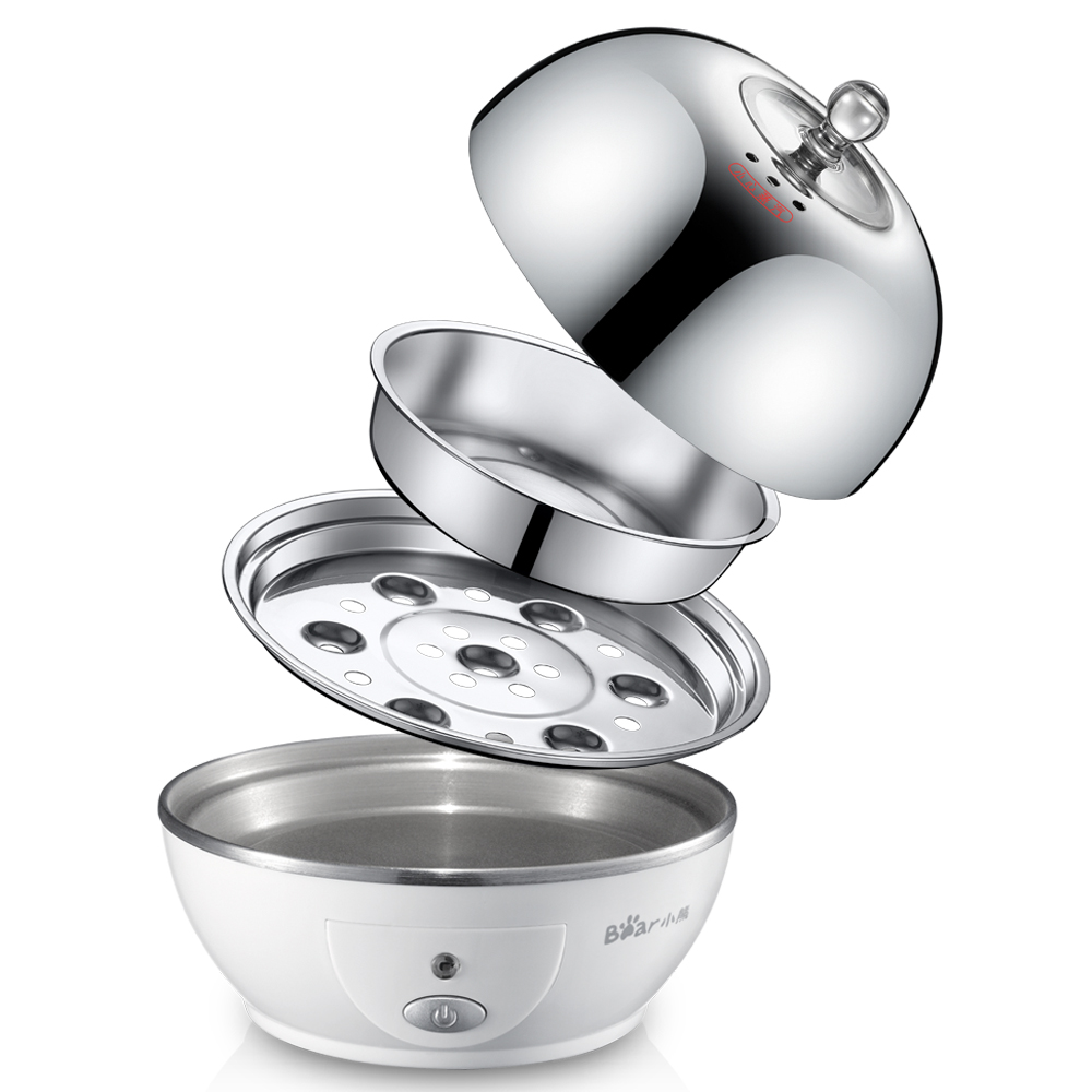 小熊全不锈钢煮蛋器 厨房里的简约高效早餐伴侣